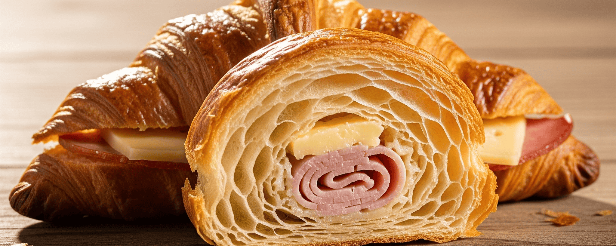 Chicken Ham & Cheese Croissant